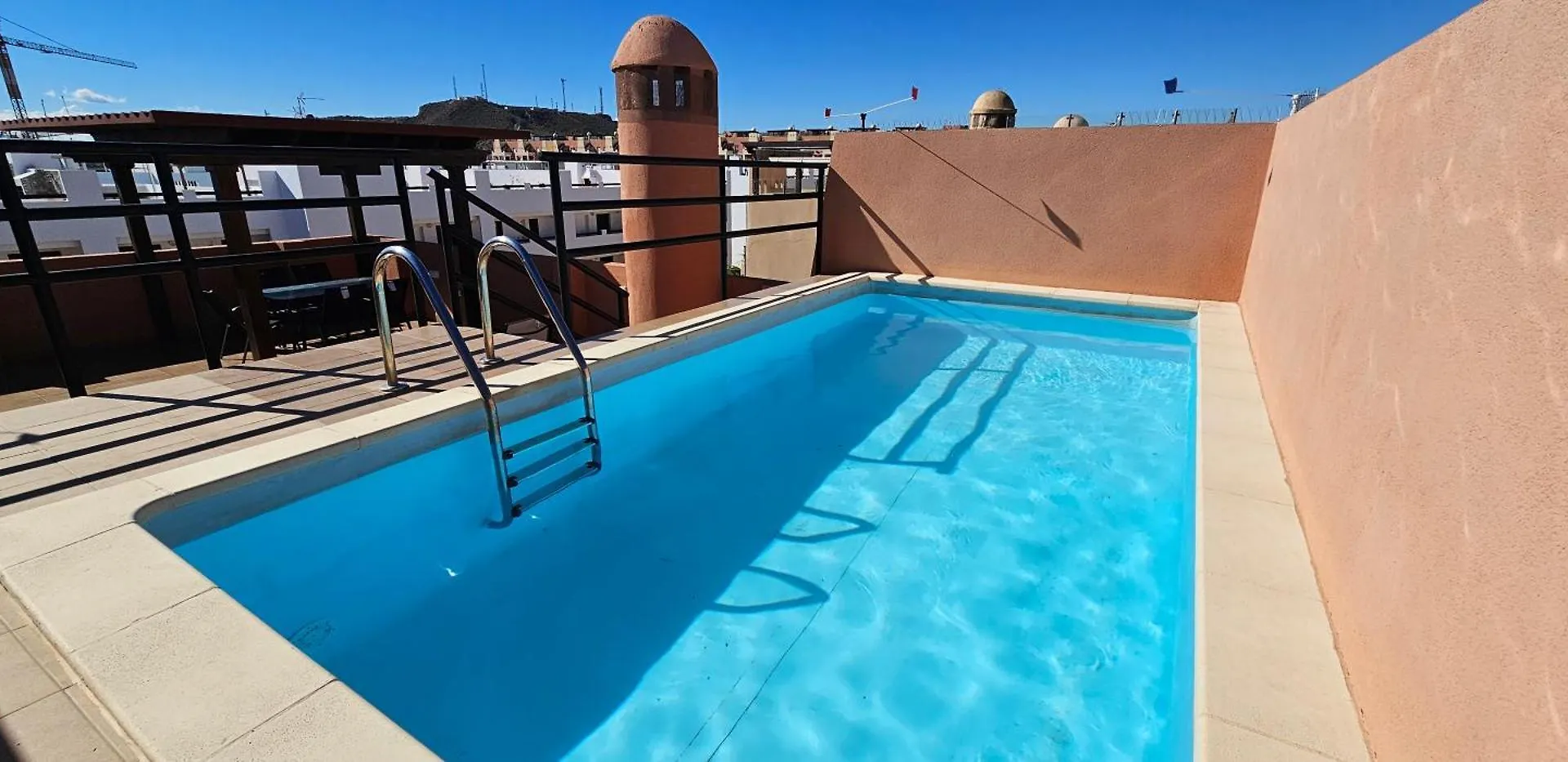 Apartment Apartamentos Paraiso: Beachfront Penthouse with Private Rooftop Pool Vera Spain