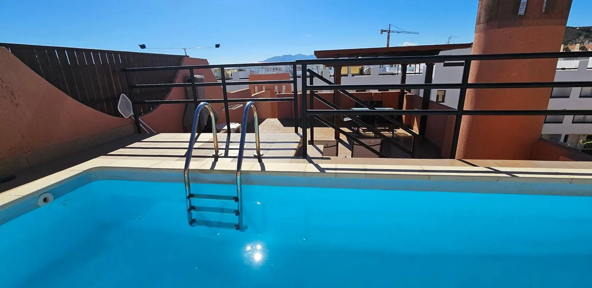 Apartamentos Paraiso: Beachfront Penthouse with Private Rooftop Pool Vera